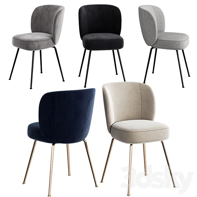 WEST ELM Greer Dining Chair 3DModel