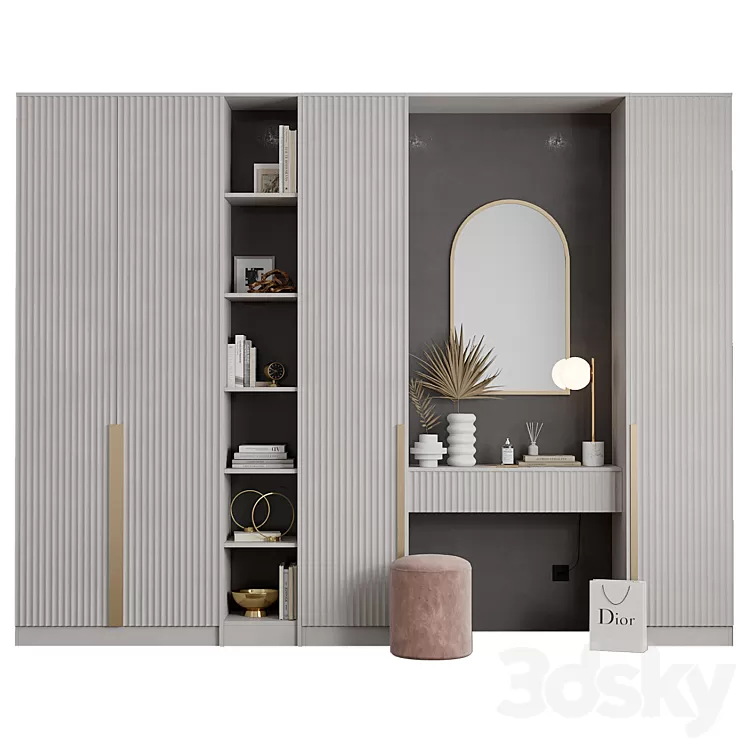 West Elm Hallway Composition 2 3D Model West Elm Hallway Composition 2 3D Model