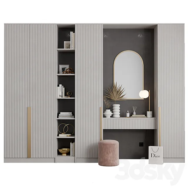 West Elm Hallway Composition 2 3DModel West Elm Hallway Composition 2 3DModel