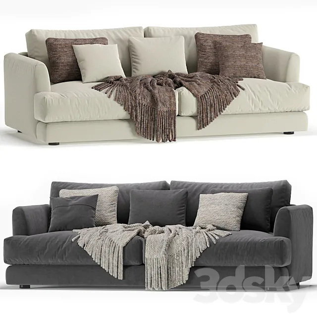 West Elm Haven Sofa 3D Model West Elm Haven Sofa 3D Model