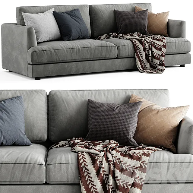 West Elm Haven sofa 3D Model West Elm Haven sofa 3D Model