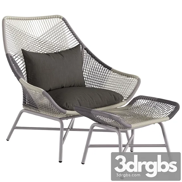 West Elm Huron Ulichnoe Sadovoe Kreslo 3D Model Download West Elm Huron Ulichnoe Sadovoe Kreslo 3D Model Download