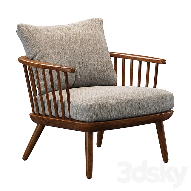 West Elm Juniper Chair 3DModel