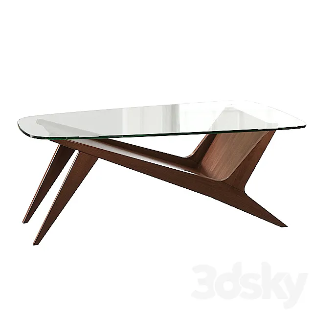 West Elm Marcio Display Coffee Table 3D Model