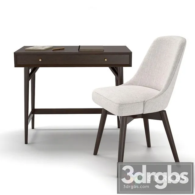 West Elm Mid Century Swivel Chair 3D Model Download West Elm Mid Century Swivel Chair 3D Model Download