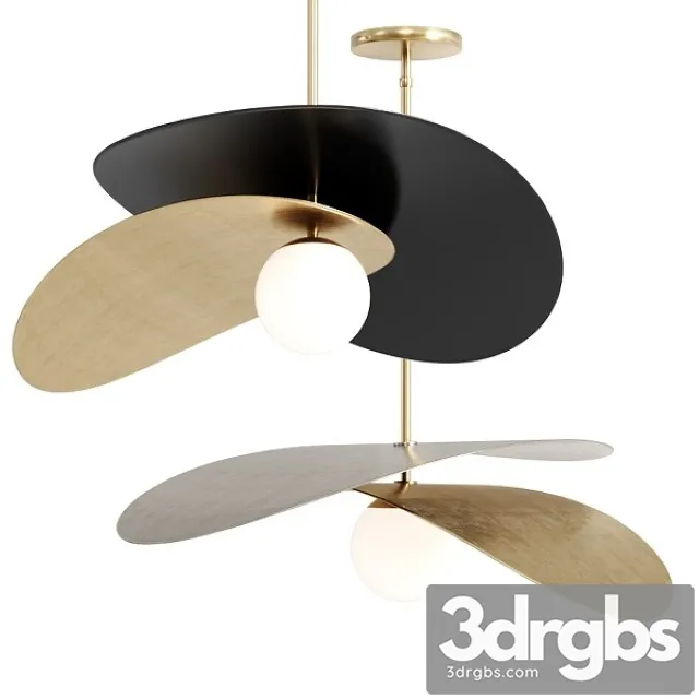 West Elm Olivia Pendant 3D Model Download