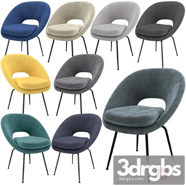 West elm orb dining chair 2 3D Model Download West elm orb dining chair 2 3D Model Download