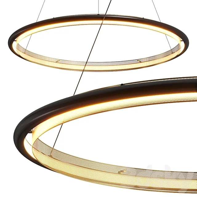 West Elm Perforated Floor Lamp 3DModel