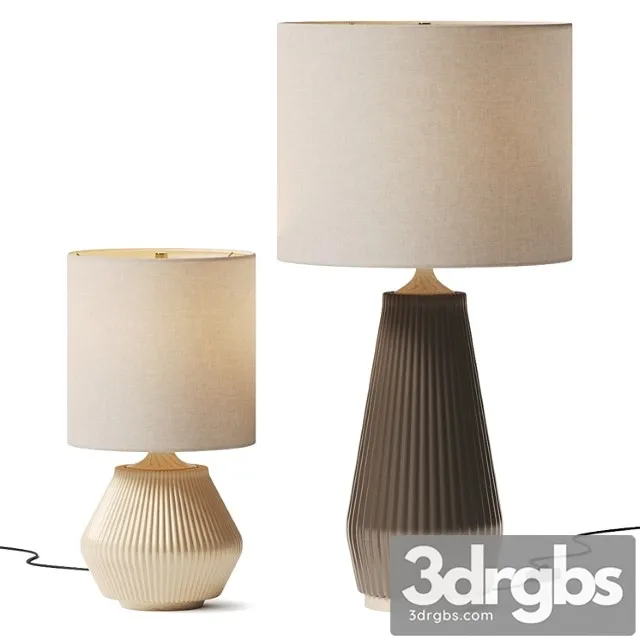 West elm roar rabbit ripple ceramic table lamp West elm roar rabbit ripple ceramic table lamp