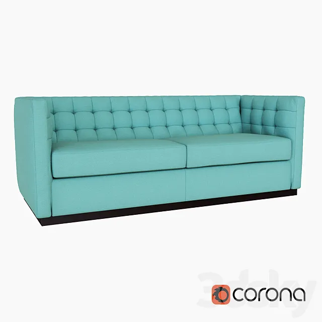 West Elm Rochester Sofa 3D Model West Elm Rochester Sofa 3D Model