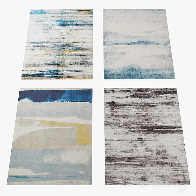 West elm rugs 3D Model West elm rugs 3D Model