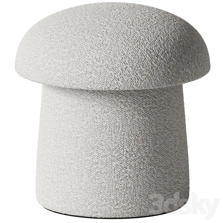 West Elm – Sarah Sherman Mushroom Pouf 3D Model Free Download