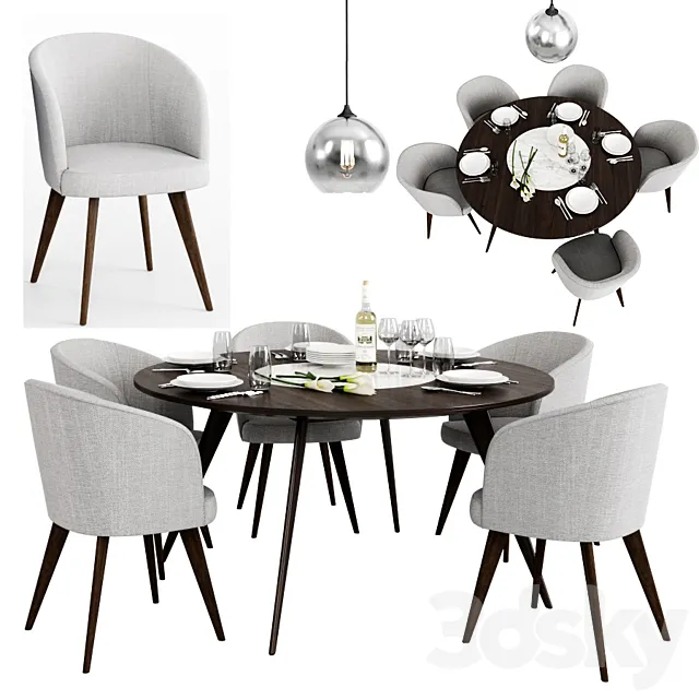 WEST ELM set 10 3D Model