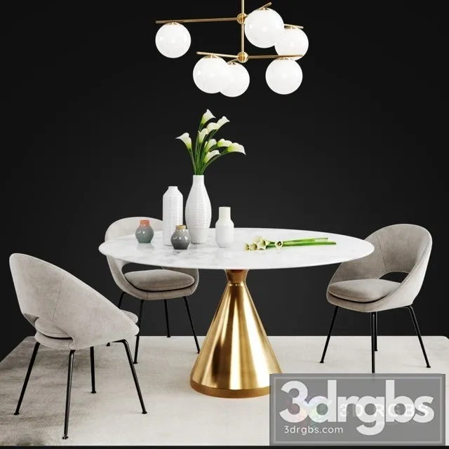 West Elm Set 12 3D Model Download