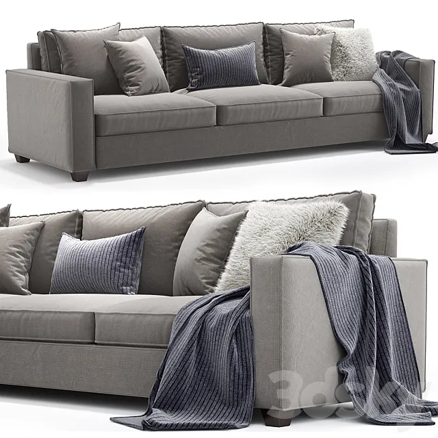 West elm sofa 3D Model