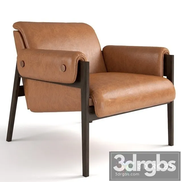West Elm Stanton Armchair 3D Model Download West Elm Stanton Armchair 3D Model Download