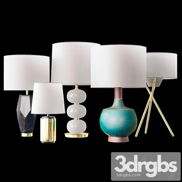 West elm table lamp 3D Model Download West elm table lamp 3D Model Download