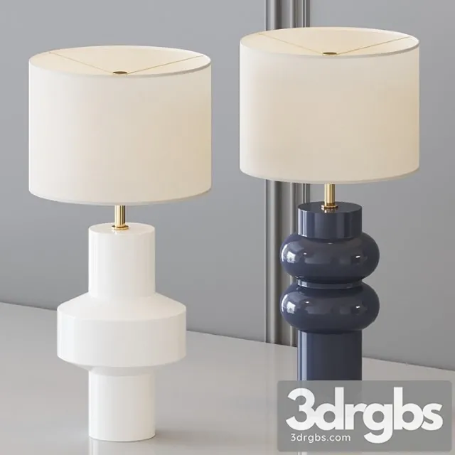 West Elm Totem Table Lamp 3D Model Download West Elm Totem Table Lamp 3D Model Download