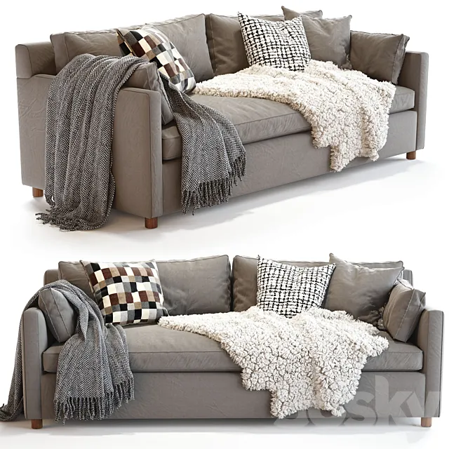 west elm_Marin Sofa 3D Model west elm_Marin Sofa 3D Model