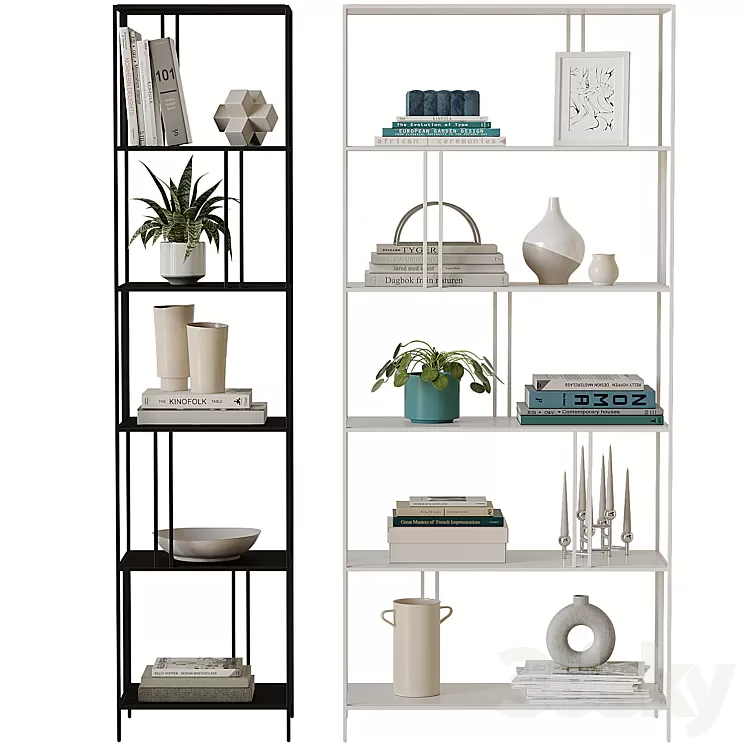 Westelm – Profile Bookcase 3D Model Free Download