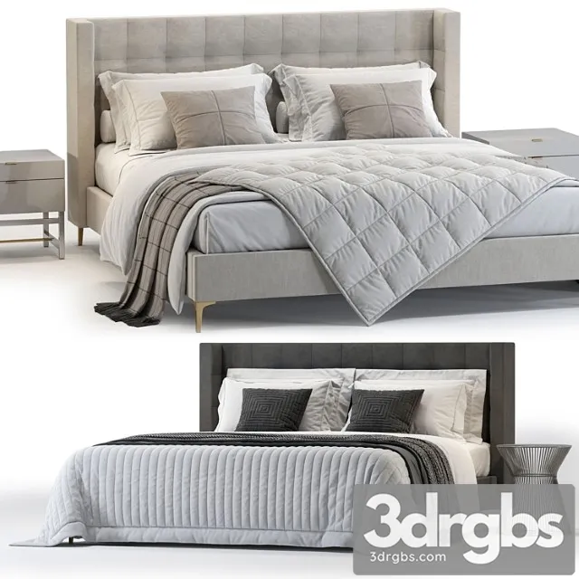 Westelm Shelter Bed 3D Model Download