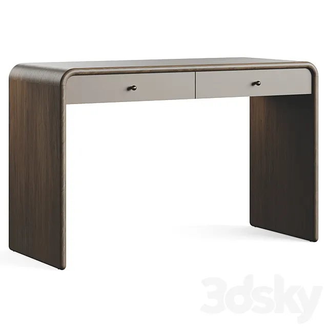 Westelm Waterfall Write Desk 3D Model