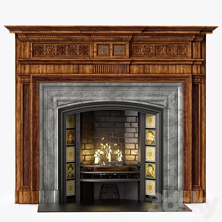 Westland Chimneypieces Victorian Stock No: 13248 3D Model Free Download