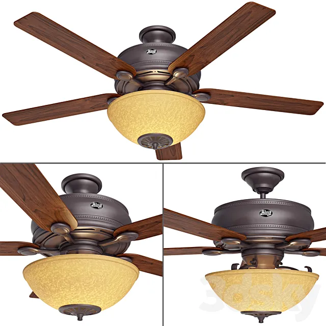 Westover – 52 “Ceiling Fan 3D Model