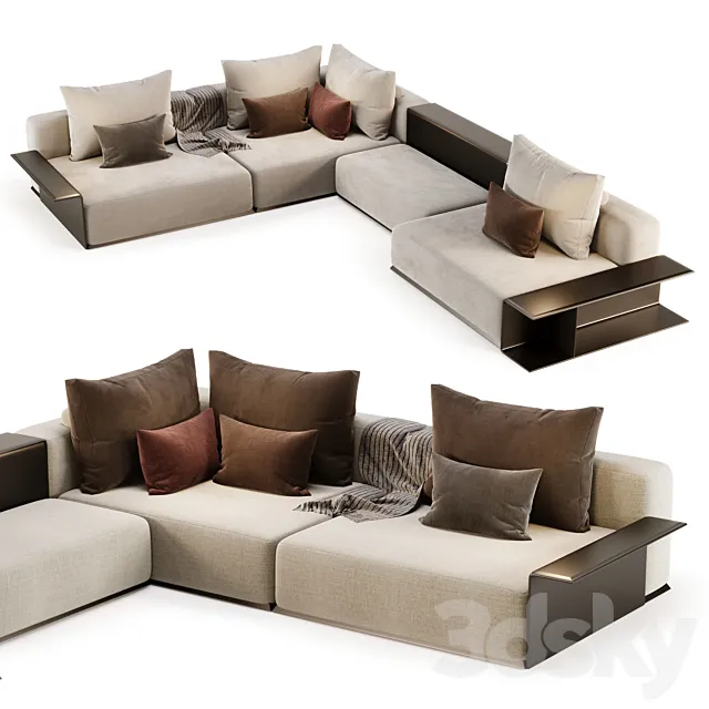 Westside Sofa Poliform 3DModel Westside Sofa Poliform 3DModel