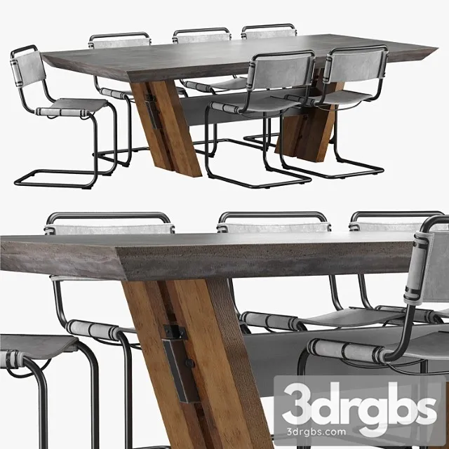 Westside table 2 3D Model Download