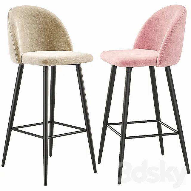 Westwing Amy Bar Stool 3D Model