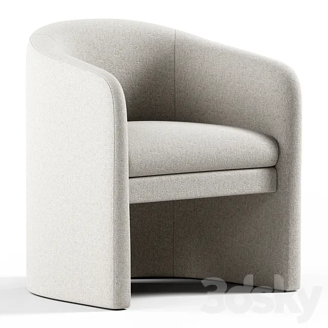 Westwing – Mairo armchair 3D Model Westwing – Mairo armchair 3D Model
