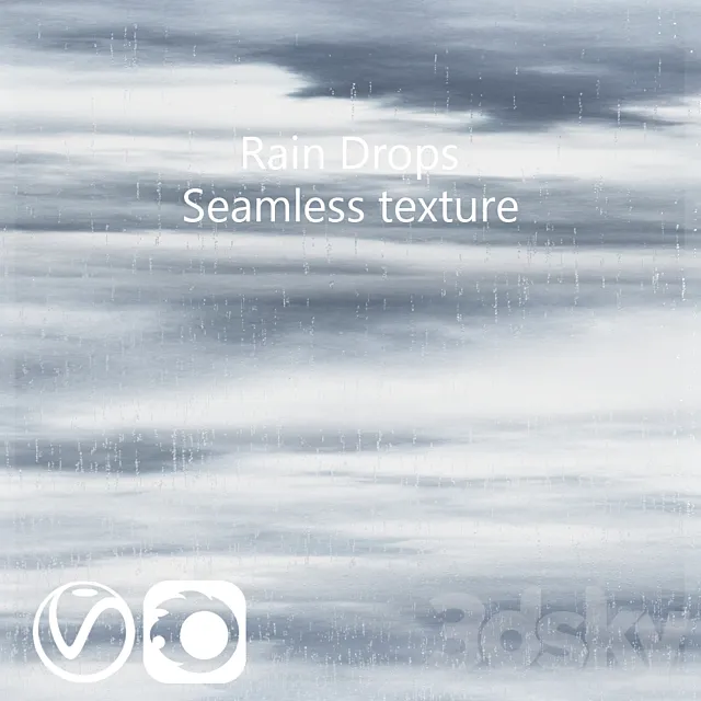 Wet glass – drops after rain 3D Model Wet glass – drops after rain 3D Model