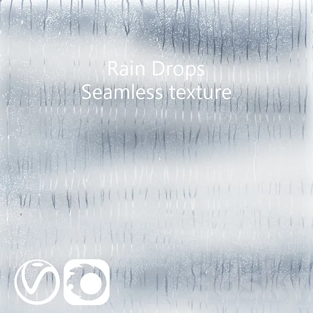 Wet glass – drops in the rain 2 3D Model Wet glass – drops in the rain 2 3D Model