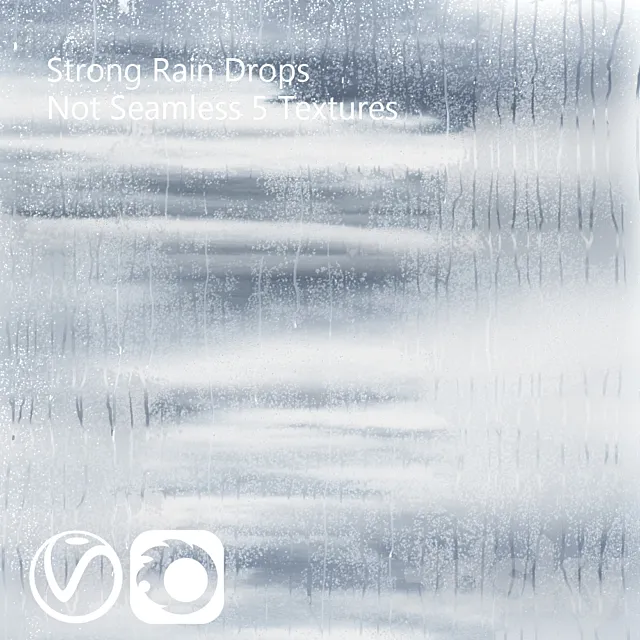 Wet glass – drops in the rain 3DModel Wet glass – drops in the rain 3DModel