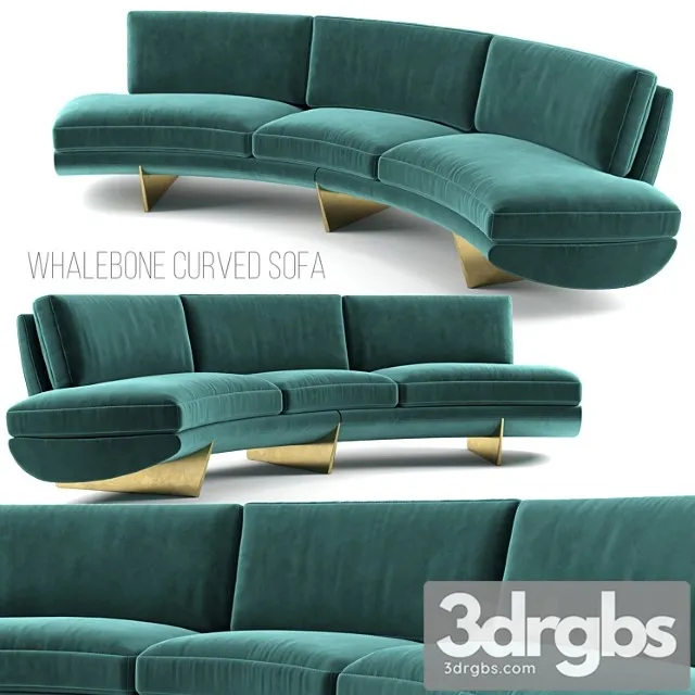 Whalebone Curved Sofa By Georgis Mirgorodsky 3D Model Download Whalebone Curved Sofa By Georgis Mirgorodsky 3D Model Download
