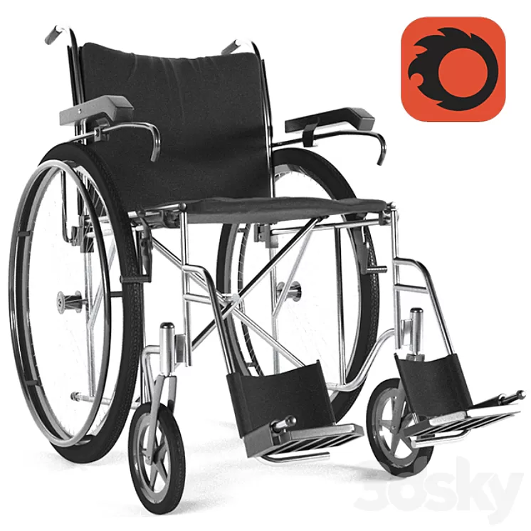 Wheelchair OSD FOR THE COMPETITION 3D Model