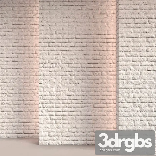 White Brick 07 3D Model Download
