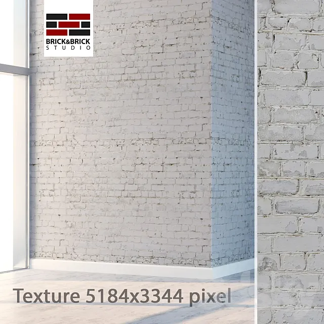 White brick 09 3D Model