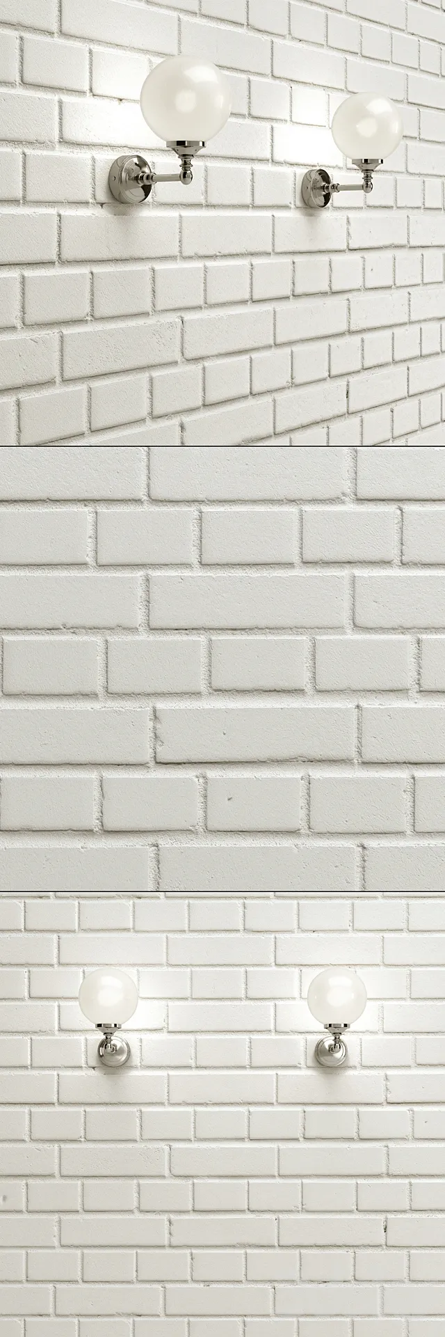 White brick 3DModel White brick 3DModel
