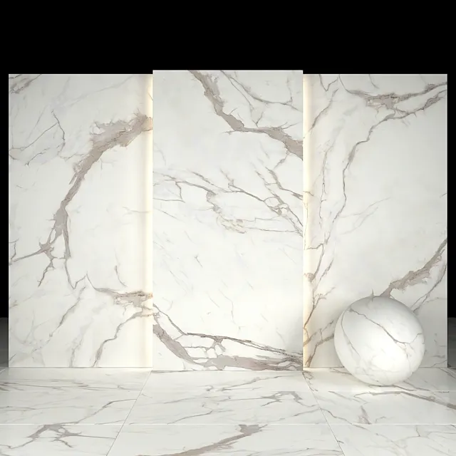 White calacatta 20 3D Model