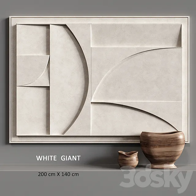 WHITE GIANT set 3DModel WHITE GIANT set 3DModel