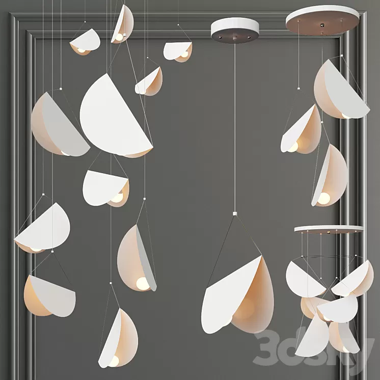 White glider 3D Model White glider 3D Model