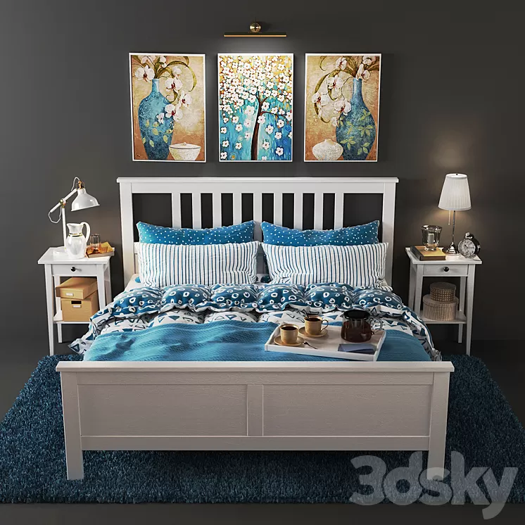 White HEMES from IKEA 3D Model