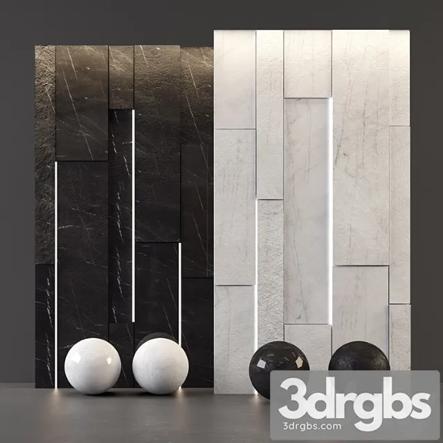 White marble and black marble 3D Model Download White marble and black marble 3D Model Download