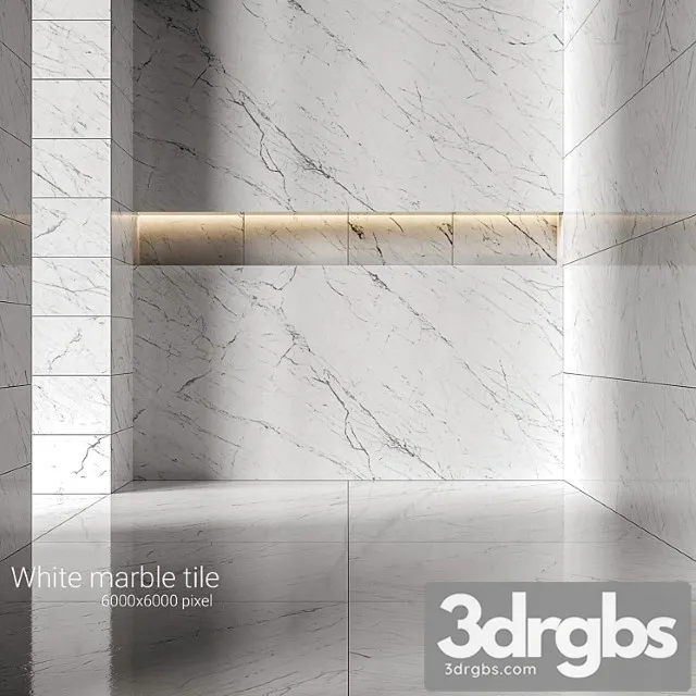 White Marble Tiles 5 3D Model Download White Marble Tiles 5 3D Model Download