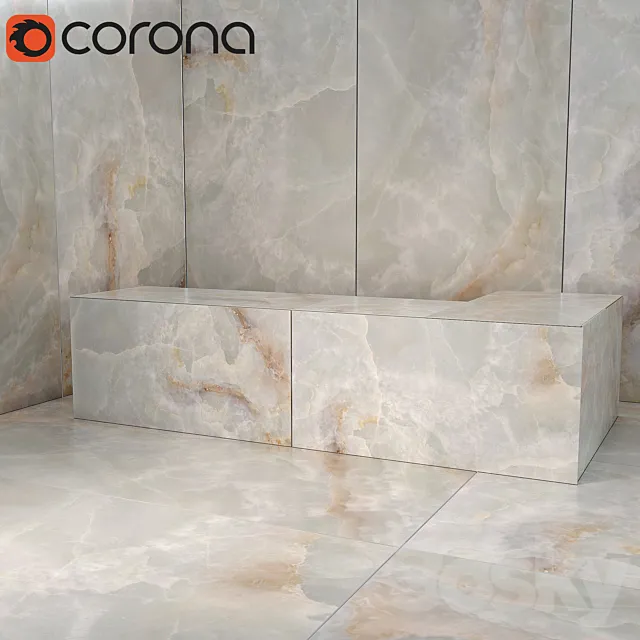 White onix porcelain stoneware 3DModel