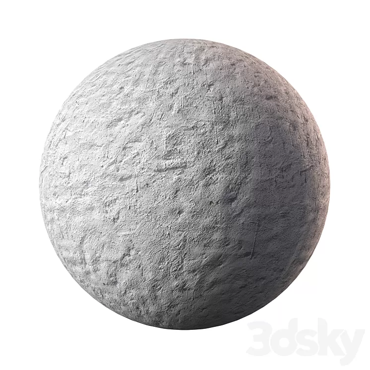 White plaster 05 3D Model White plaster 05 3D Model