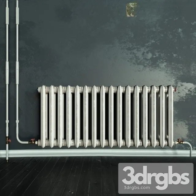 White Radiator 2 3D Model Download