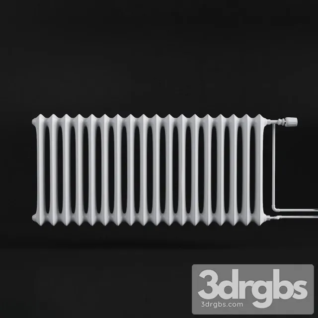White Radiator 3D Model Download